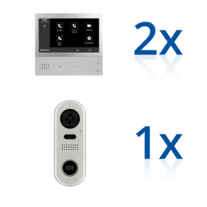 BERGHOCH | IP Türsprechanlage | B-TK50 | Set | 2x Innenmonitor