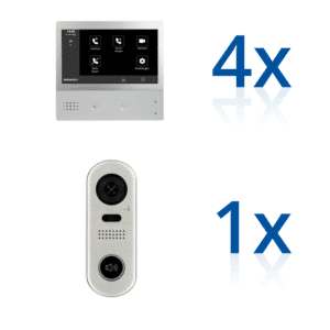 BERGHOCH | IP Türsprechanlage | B-TK50 | Set I 4x Innenmonitor