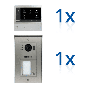 BERGHOCH | IP Türsprechanlage | B-TBS-1 | Set | 1x Innenmonitor | Aufputz