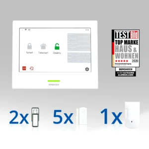 BERGHOCH | Touch-Alarmanlage Pro | 868 MHz I GSM I WiFi I APP I Set 1