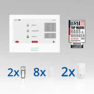 BERGHOCH | Touch-Alarmanlage Pro | 868 MHz I GSM I WiFi I APP I Set 2
