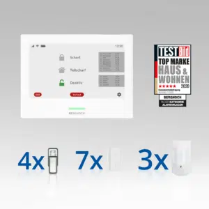 BERGHOCH | Touch-Alarmanlage Pro | 868 MHz I GSM I WiFi I APP I Set 5