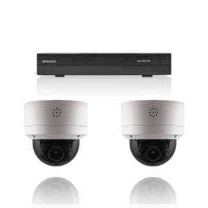 BERGHOCH | 2x 4K 8MP Auto-Zoom Kamera Set mit Mikrofon | Dome