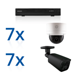 BERGHOCH | 14x 4K 8MP Auto-Zoom Kamera Set mit Ton + Mikro | Mix