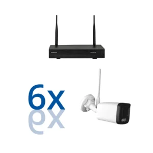 BERGHOCH | 6x 8MP 4K Funk Kamera Set | Aussen