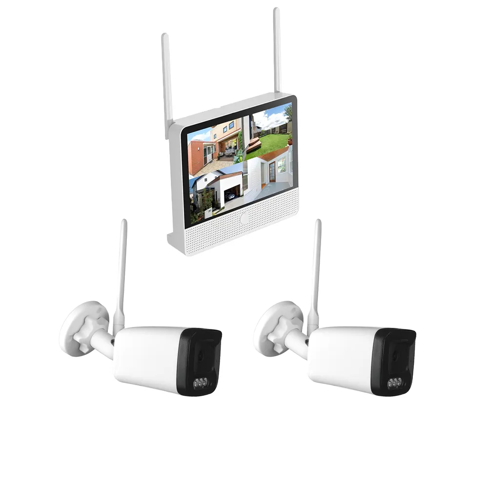 BERGHOCH | 2x 8MP 4K Funk Kamera Set | Aussen | Monitor