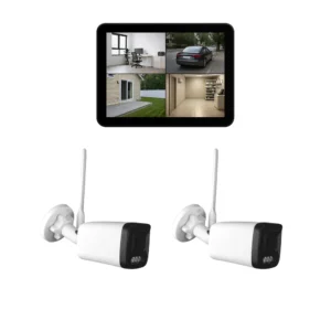 BERGHOCH | 2x 8MP 4K Funk Kamera Set | Aussen | Monitor | Touch