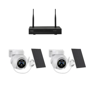 BERGHOCH | 2x Kamera Set | Innen & Aussen | Batterie | Solar