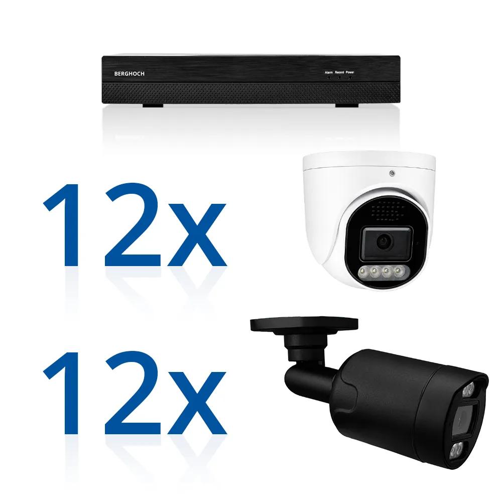 BERGHOCH | 24x 8MP Kamera Set | Mix