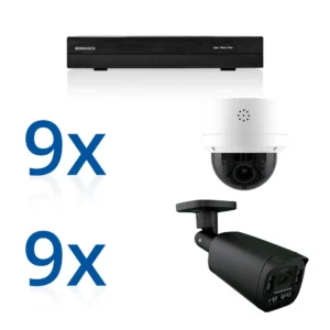 BERGHOCH | 18x 4K 12MP Zoom Kamera Set | Mix