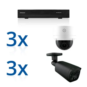 BERGHOCH | 6x 4K 12MP Zoom Kamera Set | Mix
