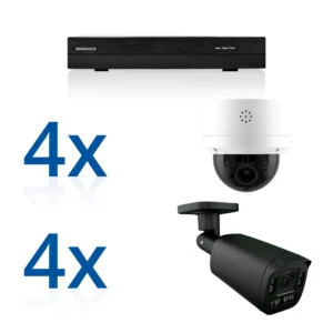 BERGHOCH | 8x 4K 12MP Zoom Kamera Set | Mix