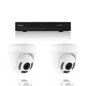 BERGHOCH | 2x 4K 8MP Zoom Kamera Set Dome | PTZ | Ultra | Weiss