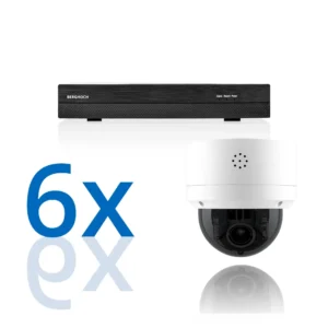 BERGHOCH | 6x 4K 12MP Zoom Kamera Set | Dome