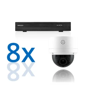 BERGHOCH | 8x 4K 12MP Zoom Kamera Set | Dome