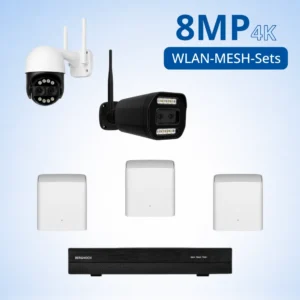 8MP 4K WLAN Mesh Sets