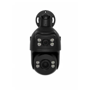 BERGHOCH | B-D16-DualView-W | 16MP 4K Kamera | Dome | Zoom & Drehbar | Schwarz