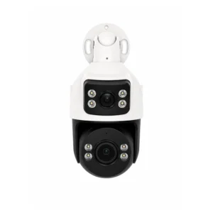 BERGHOCH | B-D16-DualView-W | 16MP 4K Kamera | Dome | Zoom & Drehbar | Weiss