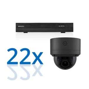BERGHOCH | 22x 4K 8MP Zoom Kamera Set Dome | PTZ | Schwarz