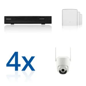 BERGHOCH | 4x 8MP WLAN Mesh Set | PT
